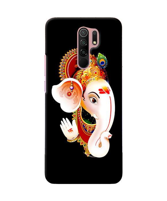 Lord Ganesh Face Redmi 9 Prime / Poco M2 / M2 Reloaded Back Cover