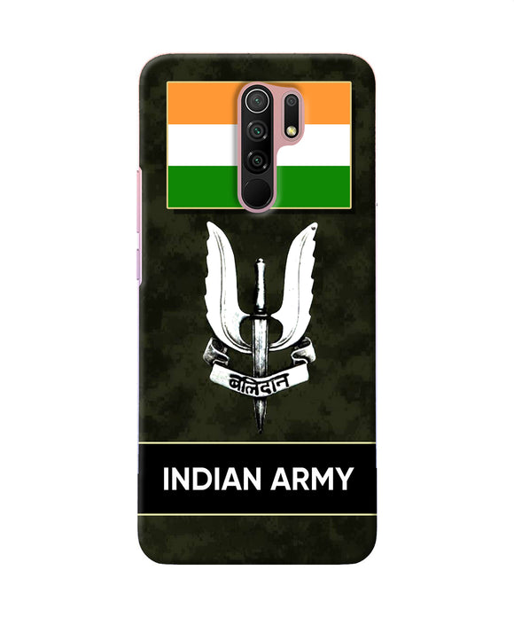 Indian Flag Balidan Logo Redmi 9 Prime / Poco M2 / M2 Reloaded Back Cover
