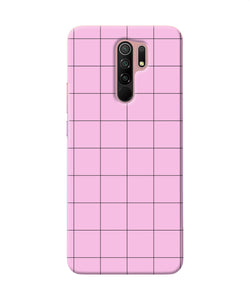 Pink Square Print Redmi 9 Prime / Poco M2 / M2 Reloaded Back Cover