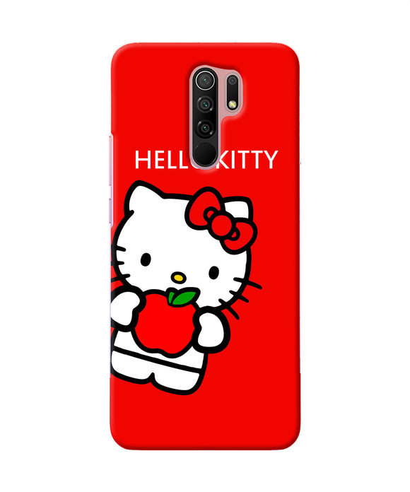 Hello Kitty Red Redmi 9 Prime / Poco M2 / M2 Reloaded Back Cover