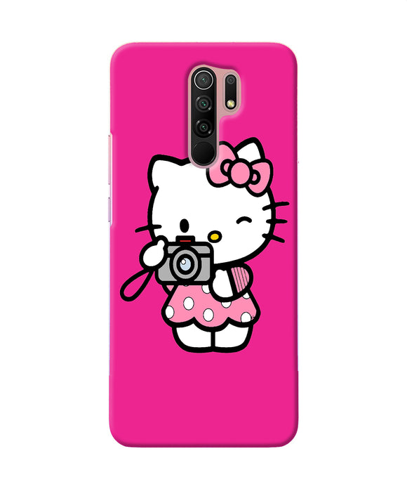 Hello Kitty Cam Pink Redmi 9 Prime / Poco M2 / M2 Reloaded Back Cover