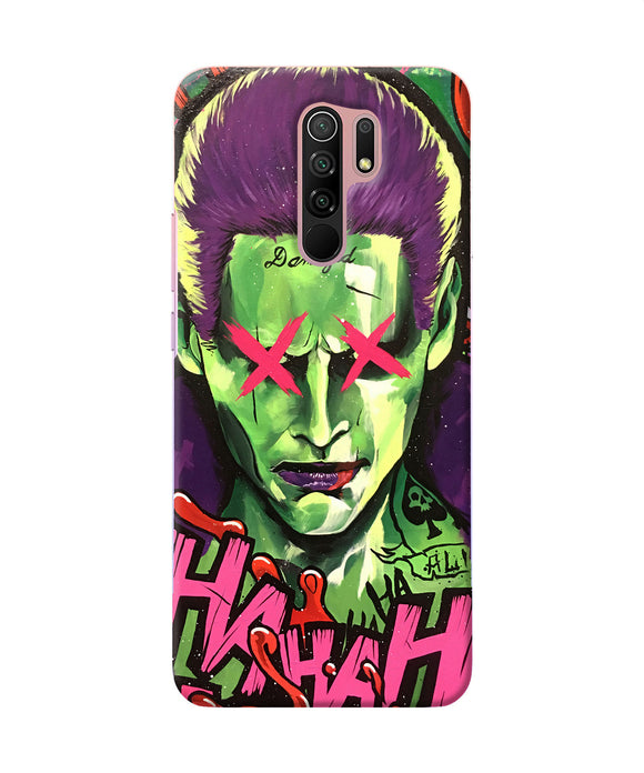 Damaged Joker Anim Redmi 9 Prime / Poco M2 / M2 Reloaded Back Cover