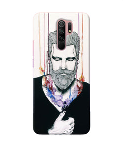 Beard Man Character Redmi 9 Prime / Poco M2 / M2 Reloaded Back Cover