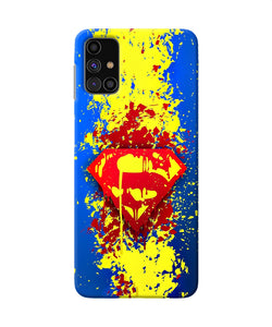 Superman Logo Samsung M31s Back Cover