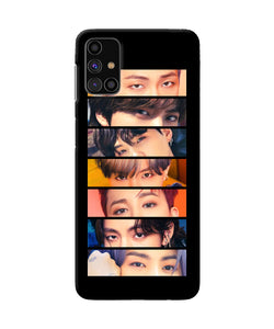 BTS Eyes Samsung M31s Back Cover