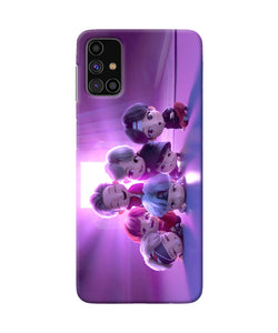 BTS Chibi Samsung M31s Back Cover