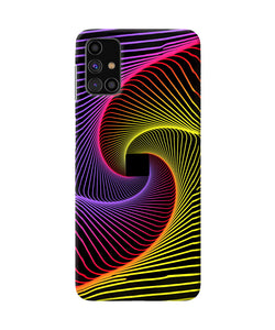 Colorful Strings Samsung M31s Back Cover