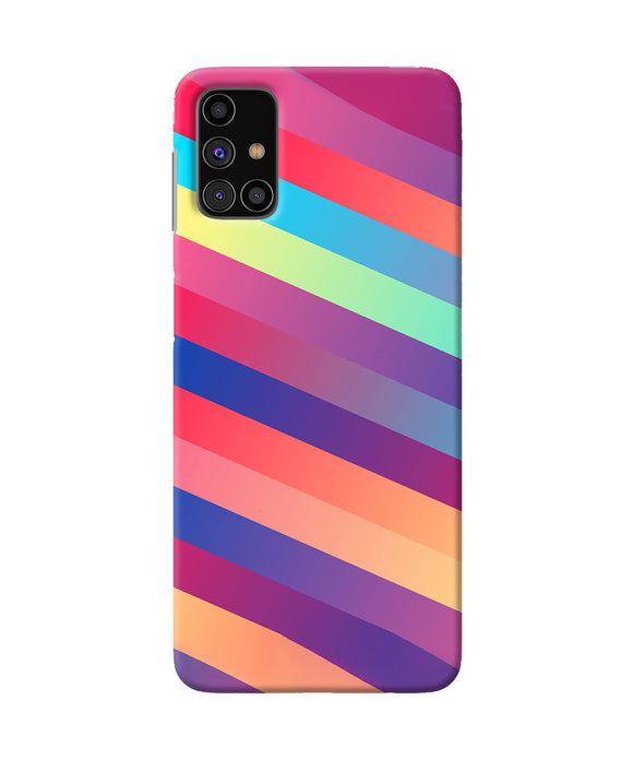 Stripes color Samsung M31s Back Cover