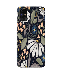 Flowers Art Samsung M31s Back Cover