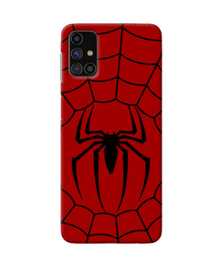 Spiderman Web Samsung M31s Real 4D Back Cover