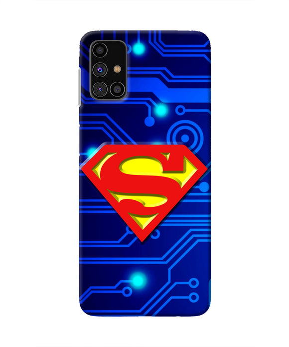 Superman Abstract Samsung M31s Real 4D Back Cover