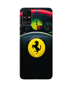 Ferrari Steeriing Wheel Samsung M31s Real 4D Back Cover