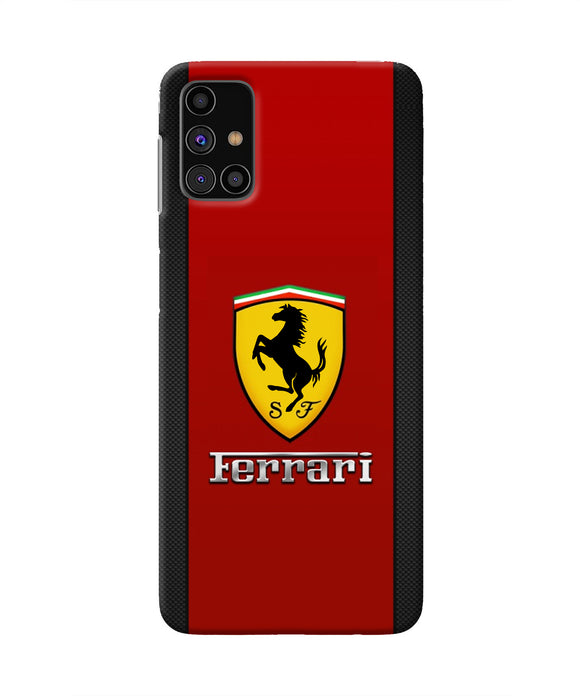 Ferrari Abstract Maroon Samsung M31s Real 4D Back Cover