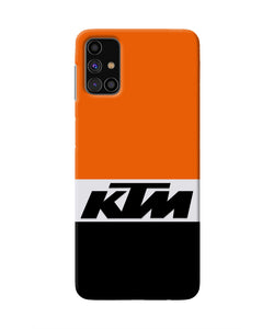 KTM Colorblock Samsung M31s Real 4D Back Cover