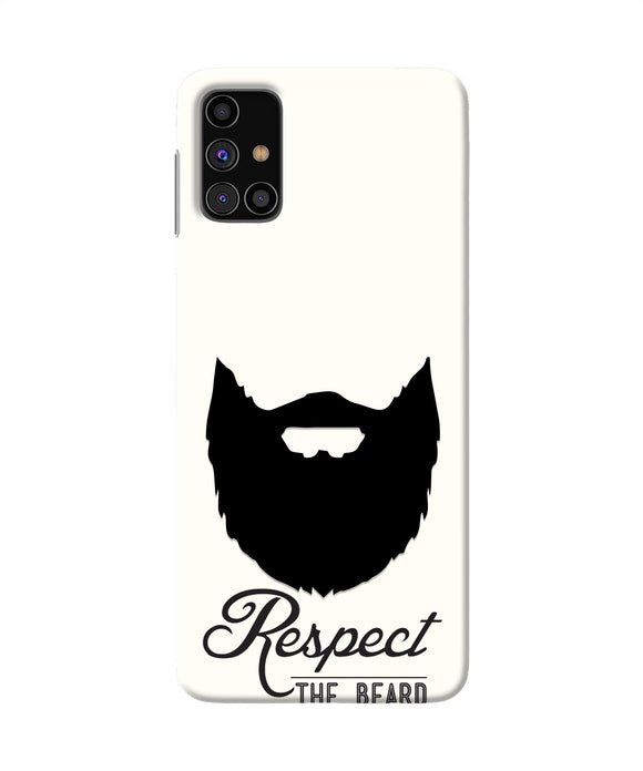 Respect the Beard Samsung M31s Real 4D Back Cover