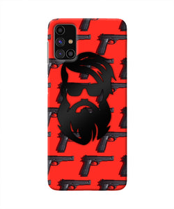 Rocky Bhai Beard Look Samsung M31s Real 4D Back Cover