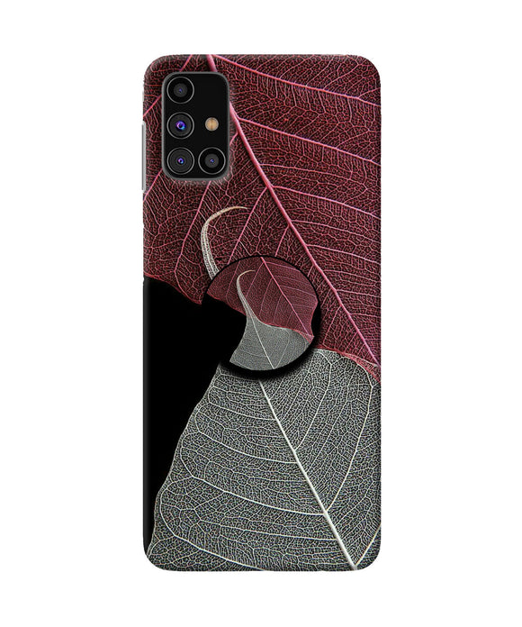 Leaf Pattern Samsung M31s Pop Case