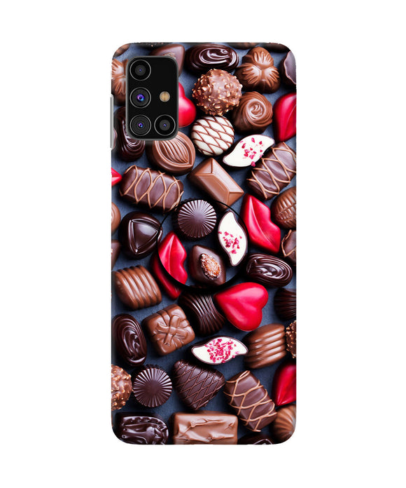 Chocolates Samsung M31s Pop Case