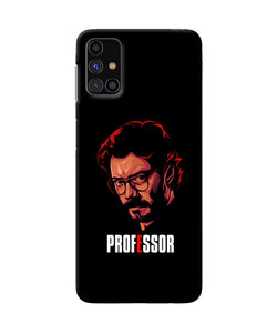 Money Heist Professor Sketch Samsung M31s Back Cover