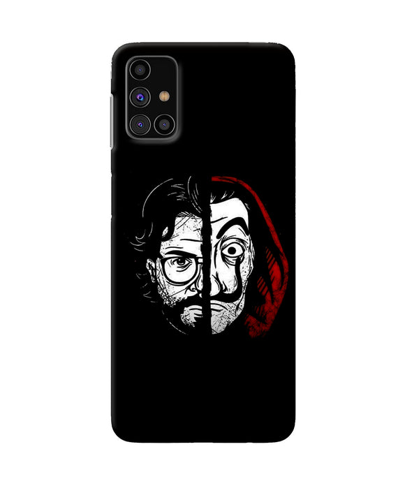 Money Heist Professor Mask Sketch Samsung M31s Back Cover