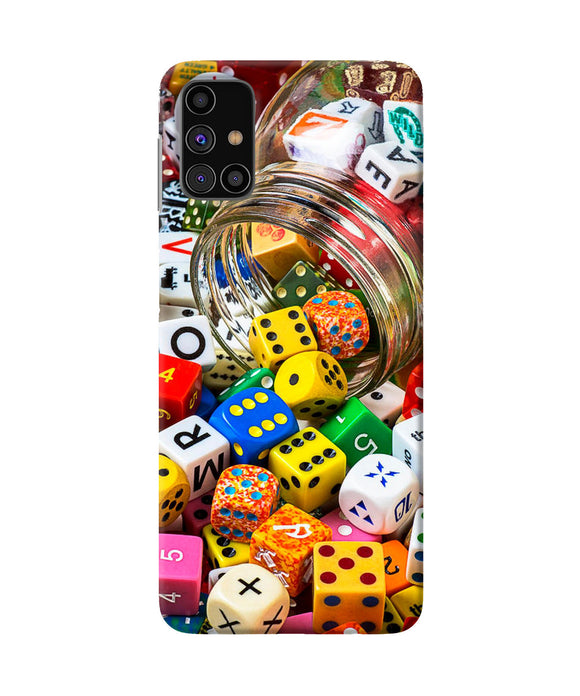 Colorful Dice Samsung M31s Back Cover