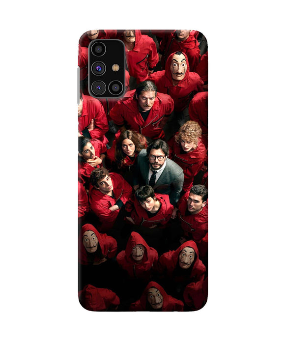 Money Heist Professor with Hostages Samsung M31s Back Cover