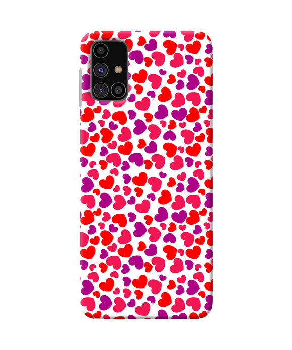 Heart Print Samsung M31s Back Cover