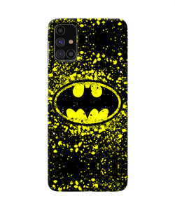 Batman Last Knight Print Yellow Samsung M31s Back Cover