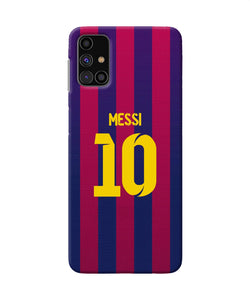 Messi 10 Tshirt Samsung M31s Back Cover