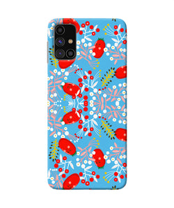 Small Red Animation Pattern Samsung M31s Back Cover