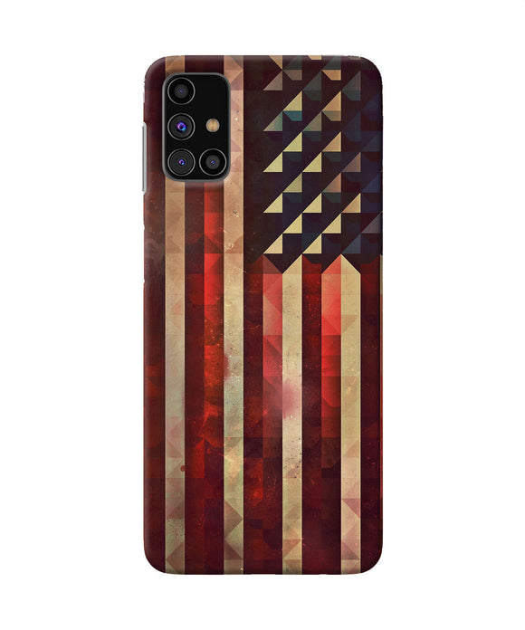 Vintage Us Flag Samsung M31s Back Cover