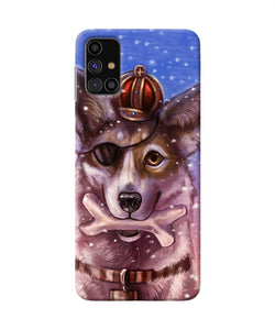 Pirate Wolf Samsung M31s Back Cover