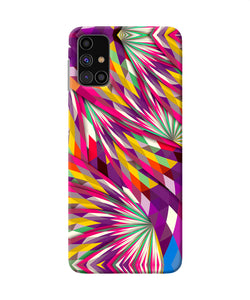 Abstract Colorful Print Samsung M31s Back Cover