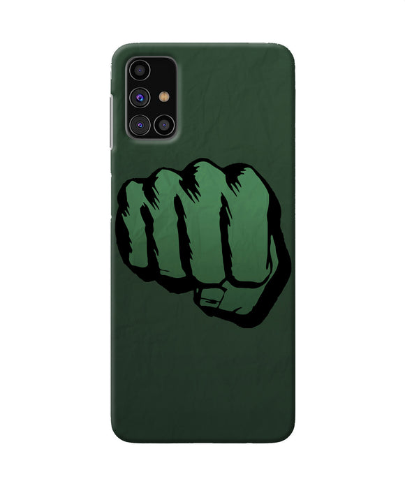 Hulk Smash Logo Samsung M31s Back Cover