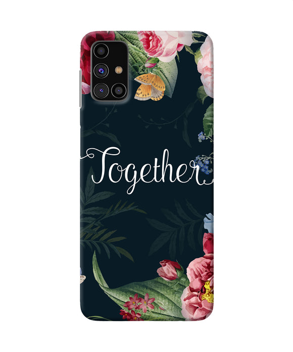 Together Flower Samsung M31s Back Cover