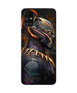 Black Panther Side Face Samsung M31s Back Cover