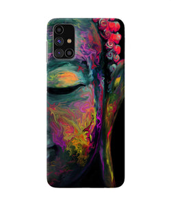 Buddha Face Painting Samsung M31s Back Cover