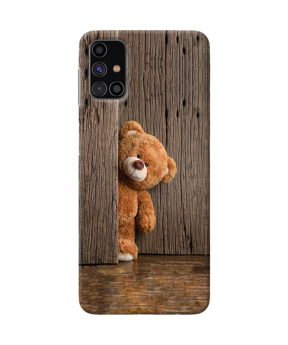 Teddy Wooden Samsung M31s Back Cover