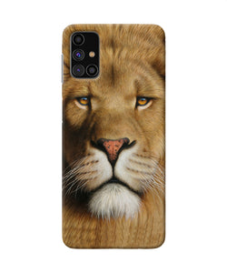 Nature Lion Poster Samsung M31s Back Cover