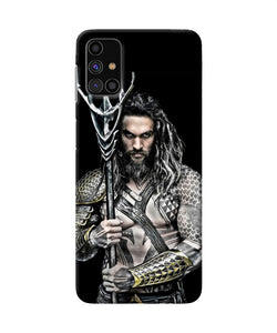 Aquaman Trident Black Samsung M31s Back Cover