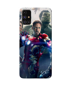 Avengers Space Poster Samsung M31s Back Cover