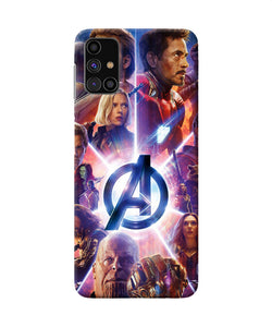 Avengers Poster Samsung M31s Back Cover