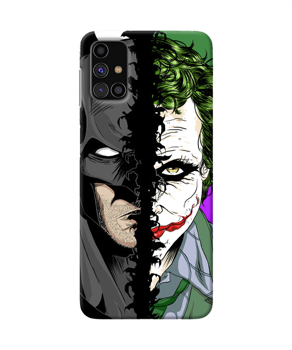 Batman Vs Joker Half Face Samsung M31s Back Cover