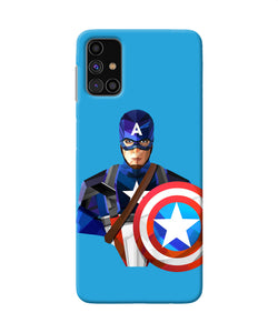 Captain America Character Samsung M31s Back Cover