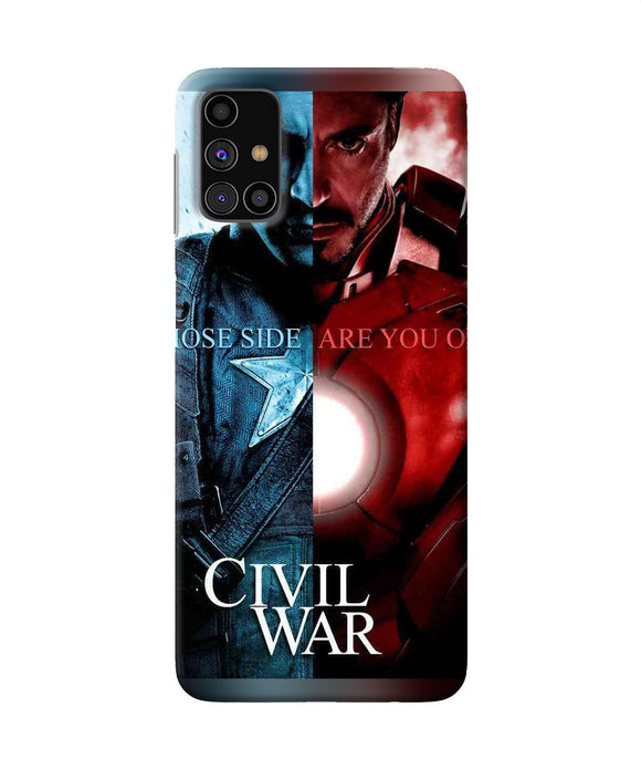 Civil War Samsung M31s Back Cover