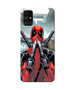 Deadpool With Gun Samsung M31s Back Cover