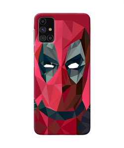 Abstract Deadpool Full Mask Samsung M31s Back Cover