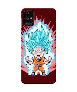 Goku Little Character Samsung M31s Back Cover