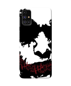 Black And White Joker Rugh Sketch Samsung M31s Back Cover