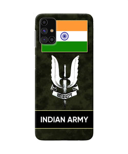 Indian Flag Balidan Logo Samsung M31s Back Cover